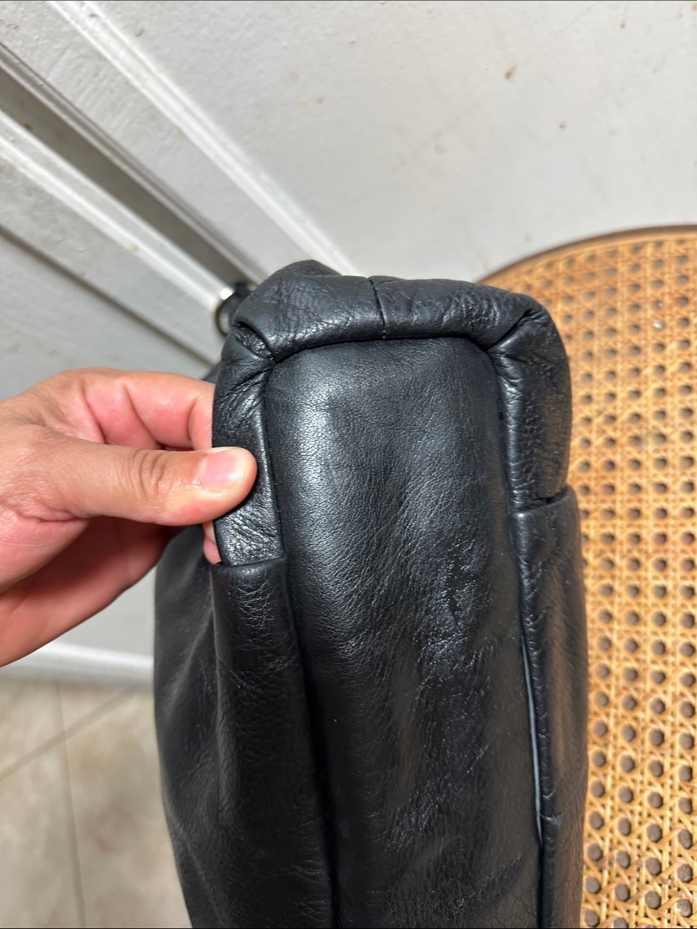 Coach Black Pebbled Leather Shoulder Hobo - Picture 6 of 14